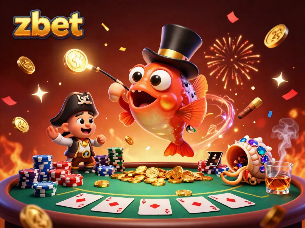 Experience the vibrant world of zbet with lively characters and thrilling poker action.
